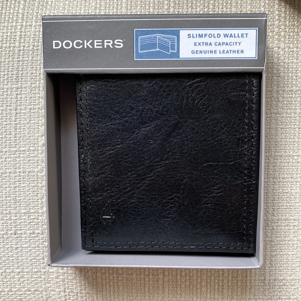 Dockers Black Leather Wallet